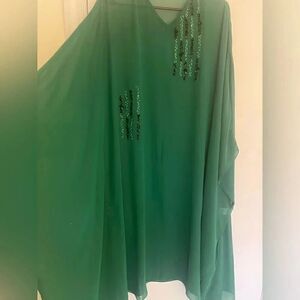 LULUSAR PAKISTANI DESIGNER SEMI FORMAL DRESS KAFTAN